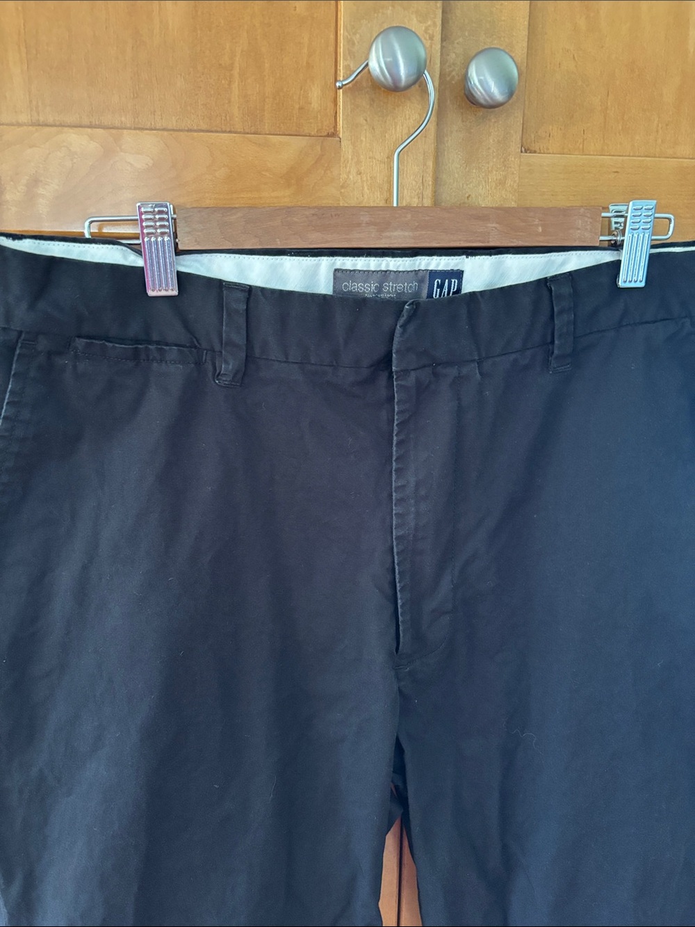 GAP Men’s Classic Stretch Chinos - Black 36x32